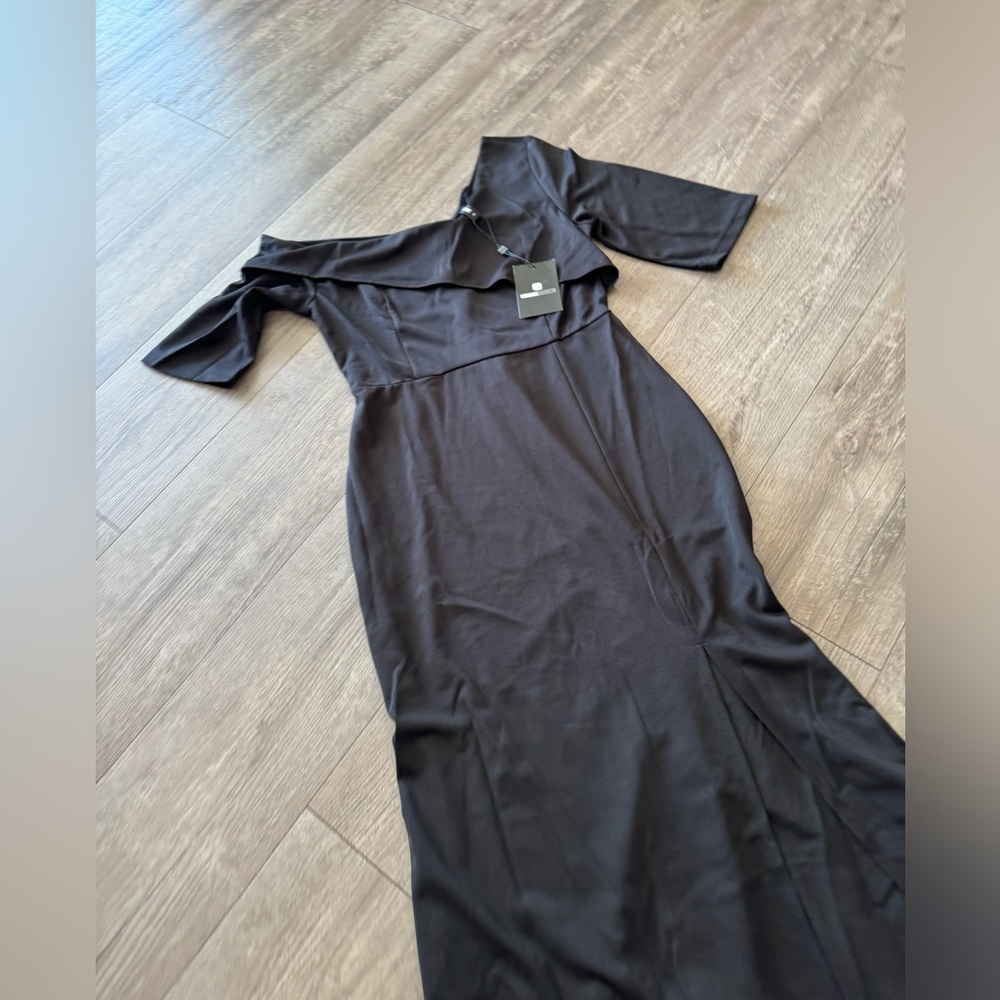SOLD✨LAST PRICE🍒🤍 STYLEWE regular fit evening black maxi dress 💐 - Picture 12 of 16